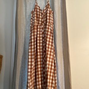 Target linen blend dress